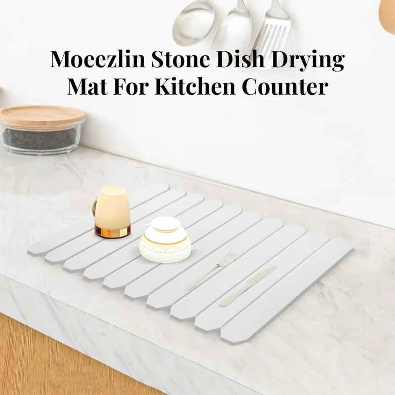 Stone Dish Drying Mat – Quick Dry & Absorbent